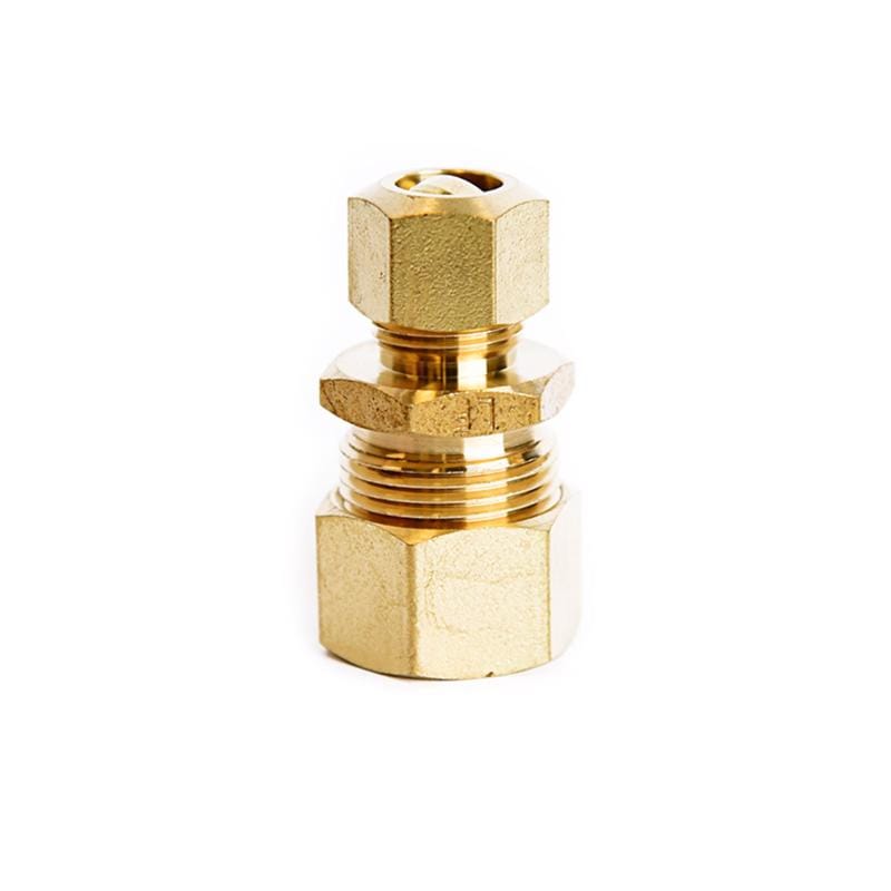 Atc 6JC120110701054 5/8 in. Compression X 3/8 in. D Compression Yellow Brass Union