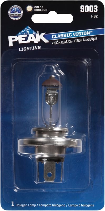 Peak 9003-BPP Classic Vision Halogen High/Low Beam Automotive Bulb 9003 HB2