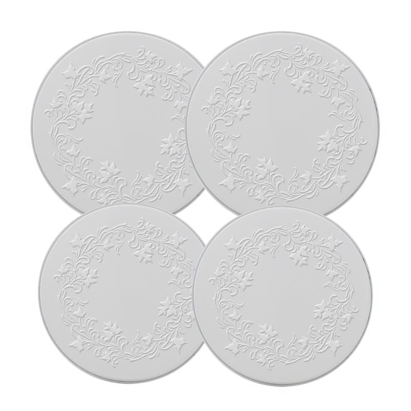 Range Kleen 5057 White Stainless Steel Burner Cover Set