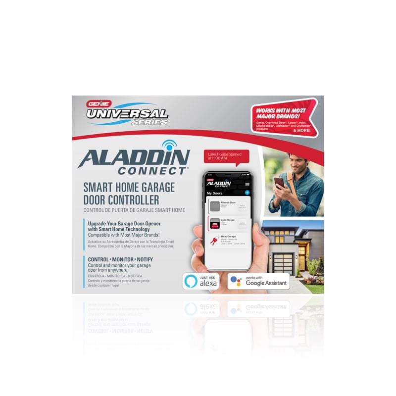 Genie 41190R Aladdin Connect Kit 3 Door Universal Remote Control For Smart Device