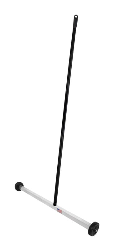 Master Magnetics 07265 Magnet Source 43 in. L X 30 in. W Black/White Push-Type Magnetic Mini Sweeper 55 lb. pull 1 pc