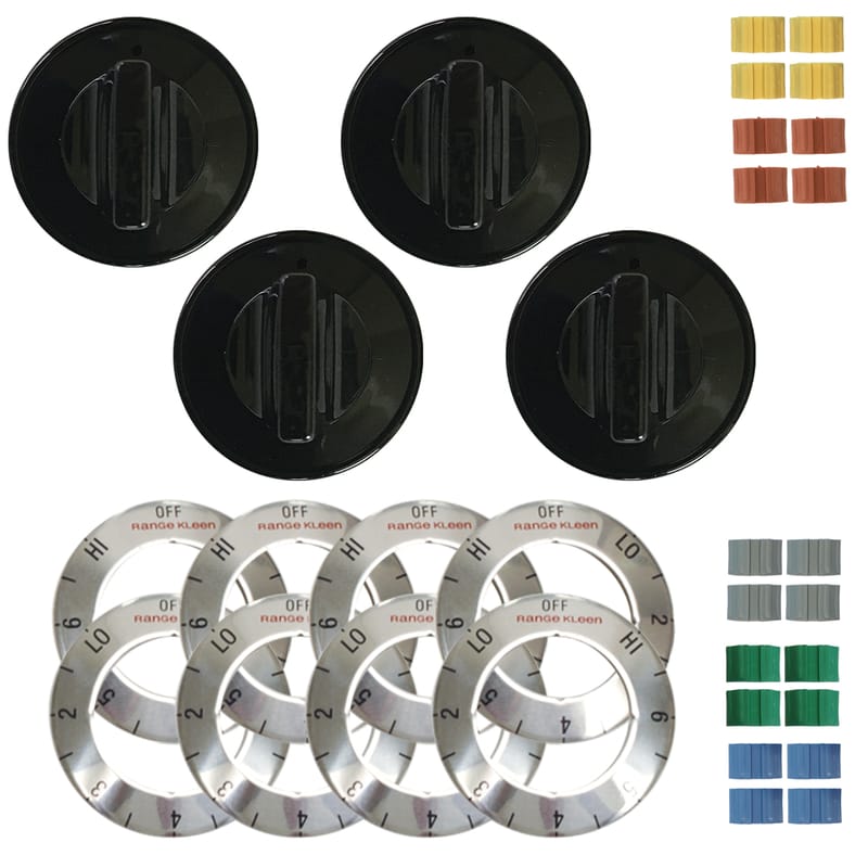 Range Kleen 8114 Plastic Replacement Knob Kit