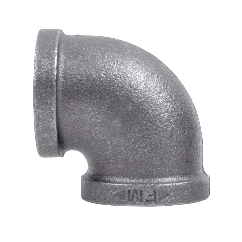STZ Industries 312 E90-12-2 1/2 in. FIP each X 1/2 in. D FIP Black Iron 90 Degree Elbow
