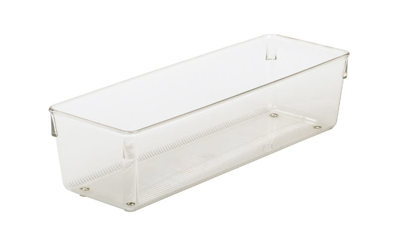 Idesign 52930 Linus 3 in. H X 4 in. W X 12 in. D Plastic Drawer Organizer