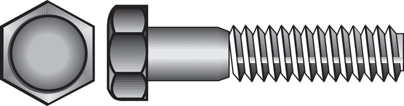 Hillman 0831506 1/4-20 in. D X 3/4 in. L Stainless Steel Hex Head Cap Screw 100 pk