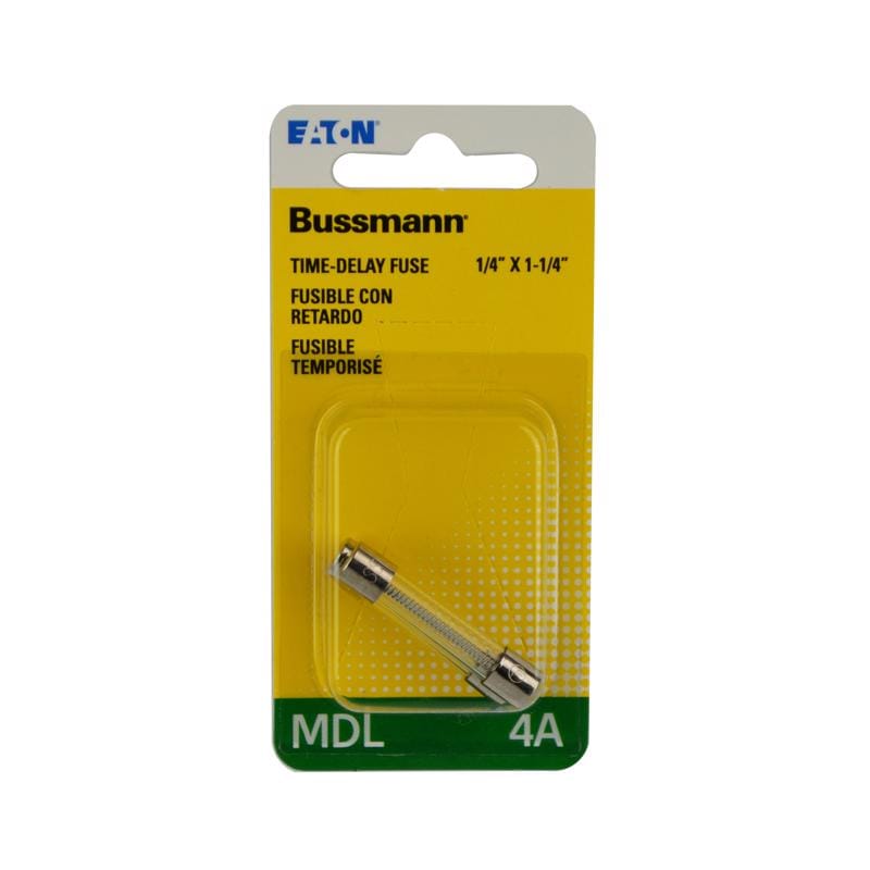 Bussmann BP/MDL/4 4 amps Time Delay Fuse 2 pk