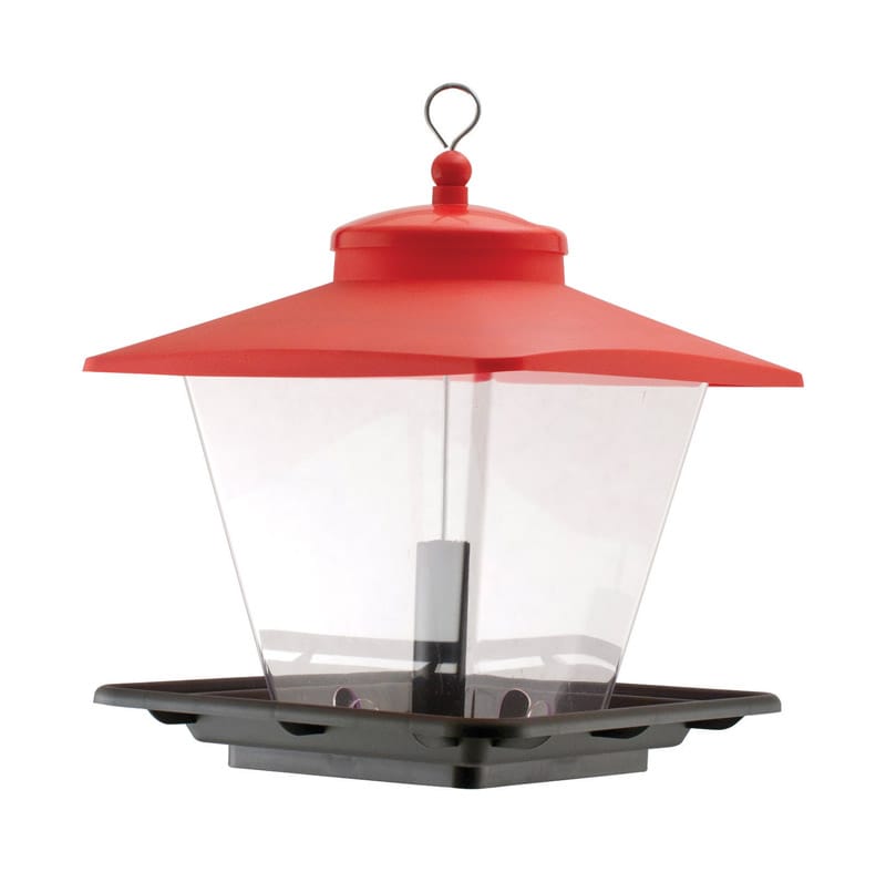Audubon 23955 Wild Bird 7 lb Plastic Cafe Hopper Bird Feeder 4 ports