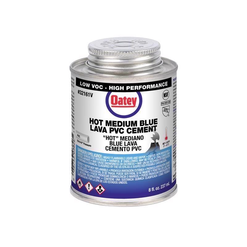 Oatey 32161V Blue Cement For PVC 8 oz