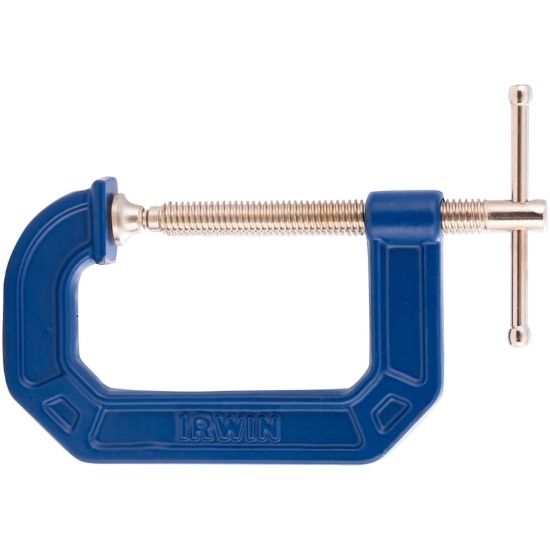 Irwin 225102ZR Quick-Grip 2 in. X 1-5/16 in. D Adjustable C-Clamp 900 lb 1 pc