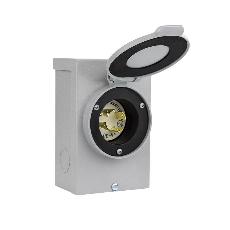 Reliance Controls PB-30 PB Series 30 amps 120/240 V 1 space 1 circuits Surface Mount Power Inlet Box