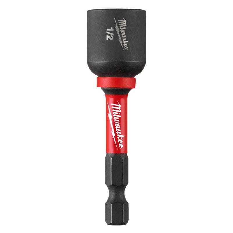 Milwaukee 49-66-4537 Shockwave 2-9/16" Mag Nutdriver 1/2"