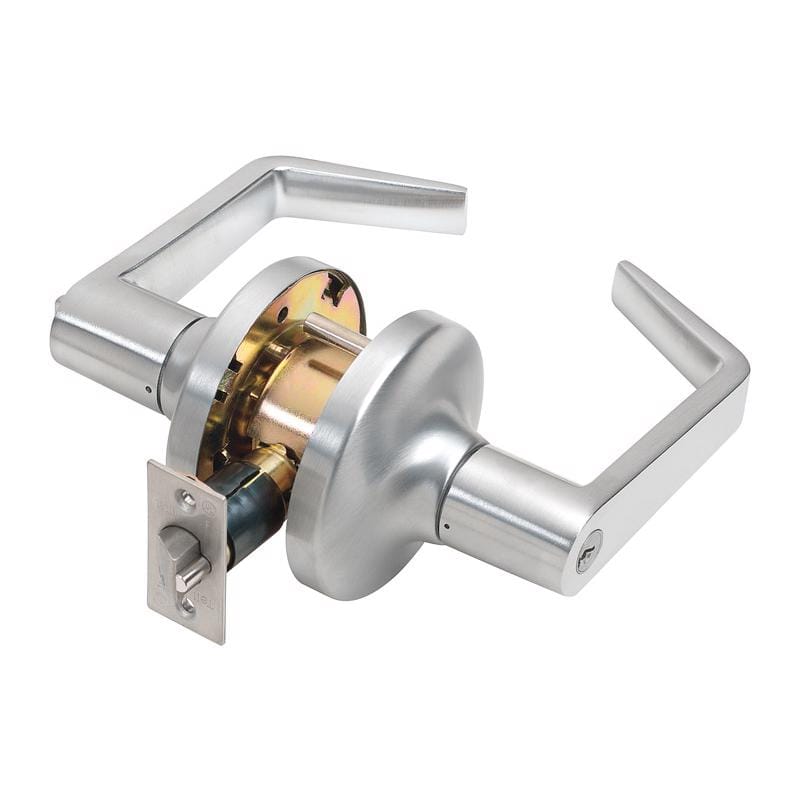 Tell CL100011 Cortland Satin Chrome Entry Door Knob 2 in.