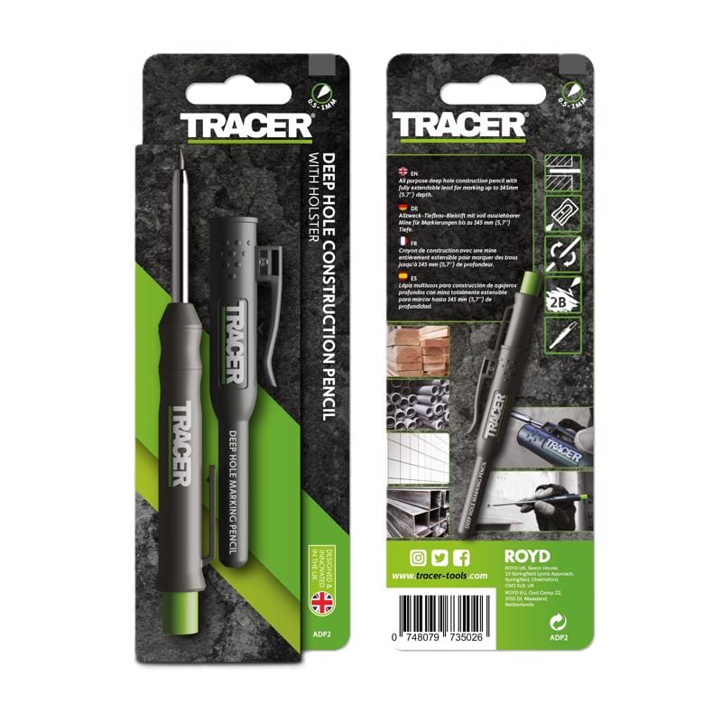 Tracer ADP2 6 in. L Carpenter Pencil 1 pc