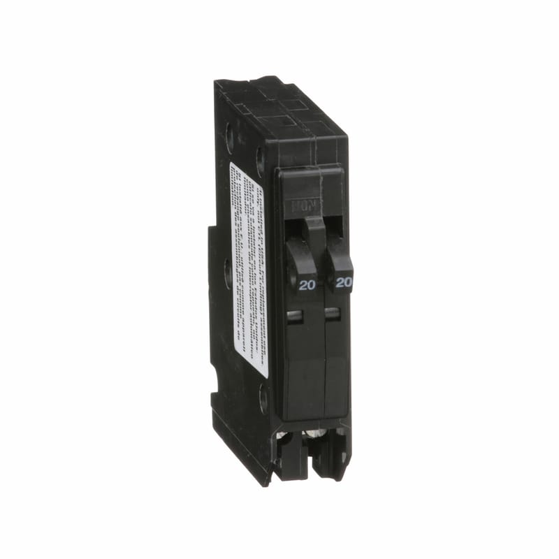 Square D QO2020CP 20/20 amps Tandem Single Pole Circuit Breaker