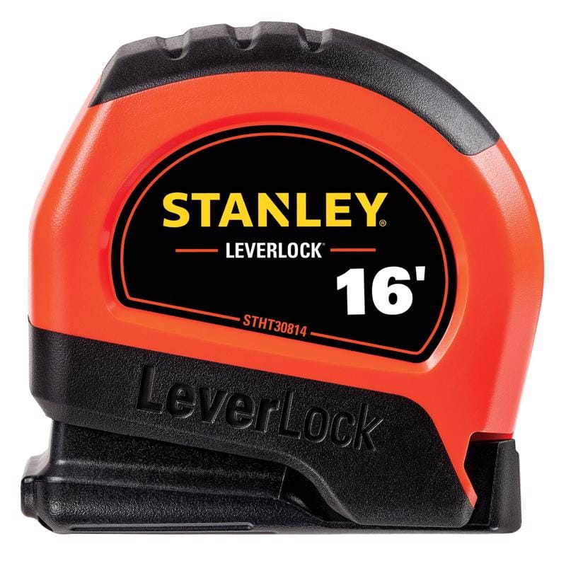 Stanley STHT30814S LeverLock 16 ft. L X 0.75 in. W Compact Tape Measure 1 pk