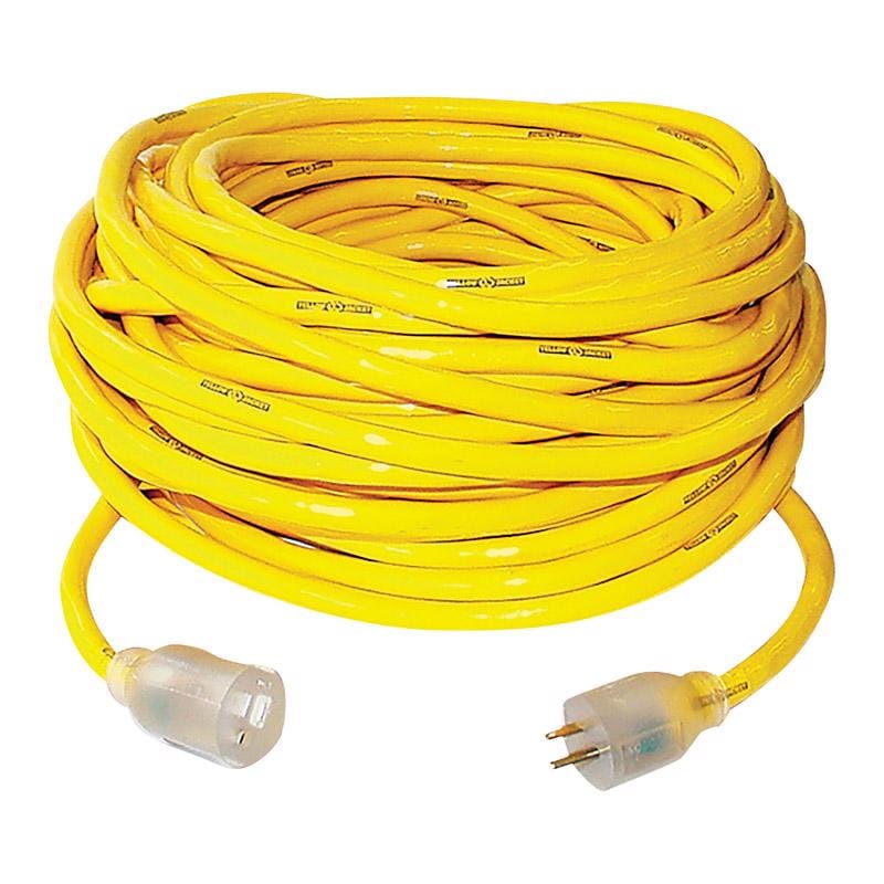 Yellow Jacket 2805 Outdoor 50 ft. L Yellow Extension Cord 10/3 SJTW
