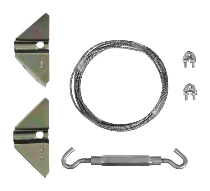 National Hardware N192-211 Zinc-Plated Silver Steel Anti-Sag Gate Kit 1 pk