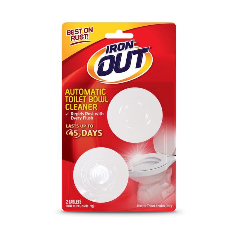 Ironout AT12T No Scent Toilet Bowl Cleaner 2.1 oz Powder