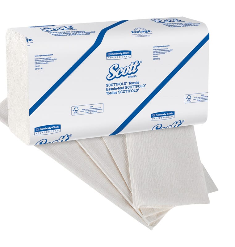 Scott 01980 Scottfold M Towel 175 sheet 1 ply 25 pk