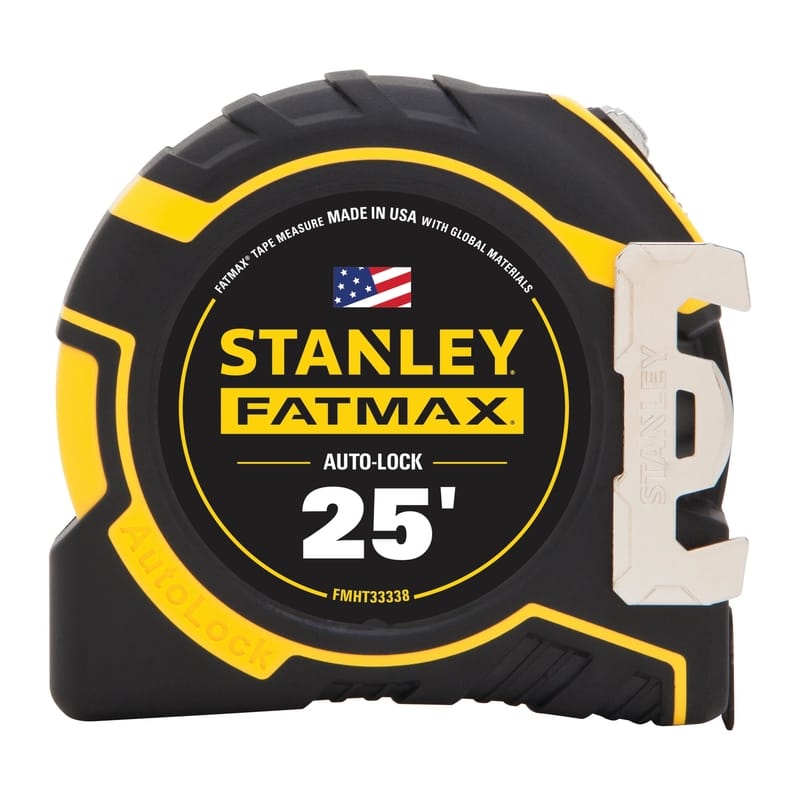 Stanley FMHT33338L Fatmax 25 ft. L X 1.25 in. W Compact Wide Blade Auto Lock Tape Measure 1 pk