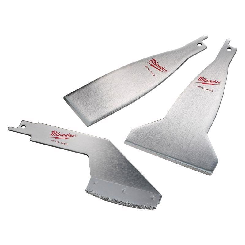 Milwaukee 49-22-5403 Sawzall Steel Scraper Grout Removing Kit 3 pk