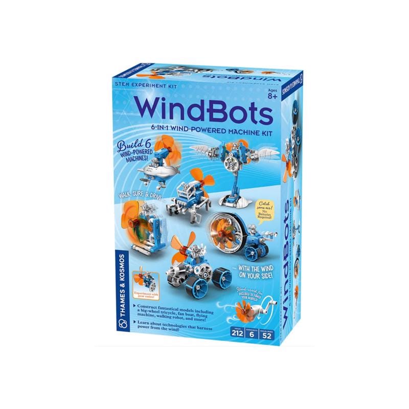 Thames & Kosmos 550047 Wind Bots Toy Multicolored 212 pc