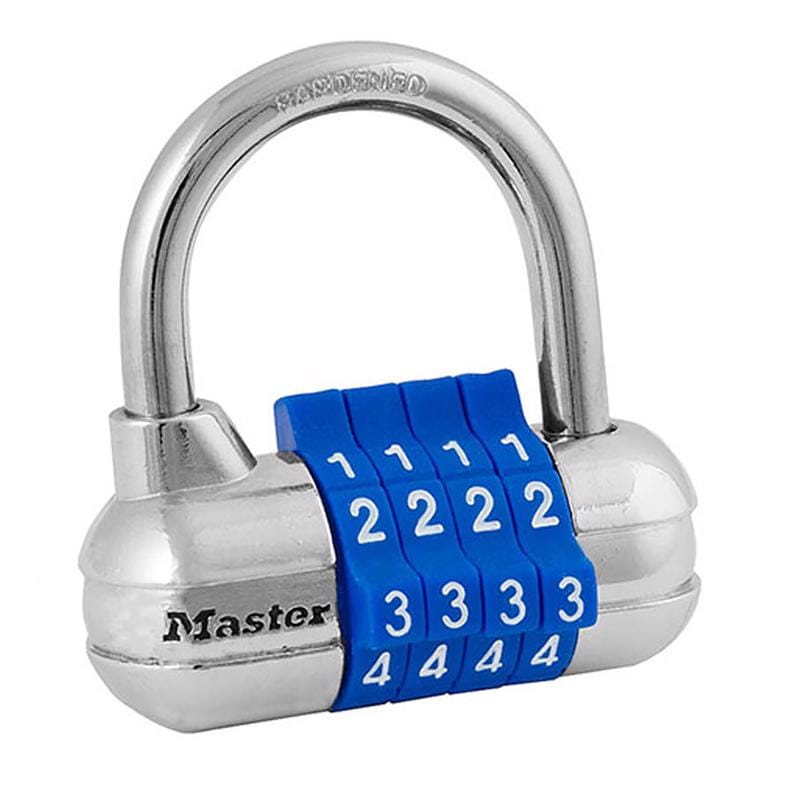 Master Lock 1523D 2 1/2 in. W Hardened Steel 4-Digit Combination Combination Padlock