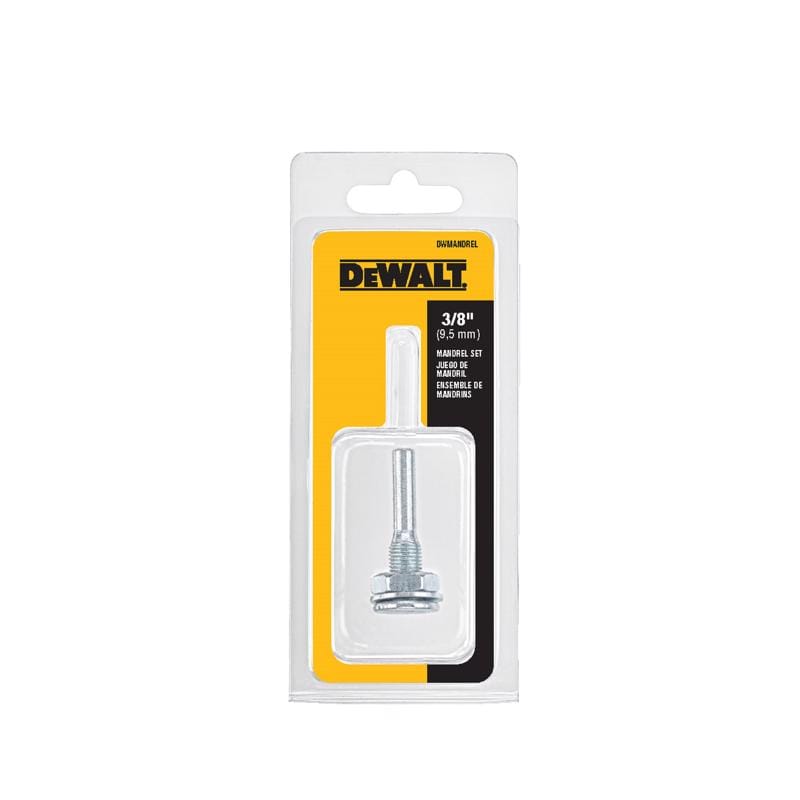 Dewalt DWMANDREL 3/8 in. Mandrel Set 1/4 in. Round 1 pc