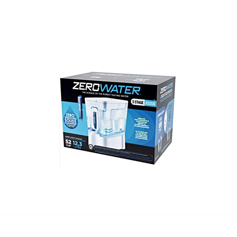 Zerowater ZD-052-RR Ready-Read 52 cups Blue/White Water Filtration Dispenser
