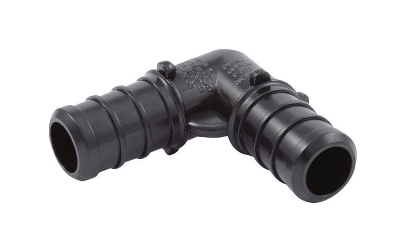 Sharkbite UP248A5 1/2 in. Barb X 1/2 in. D Barb Plastic 90 Degree Elbow