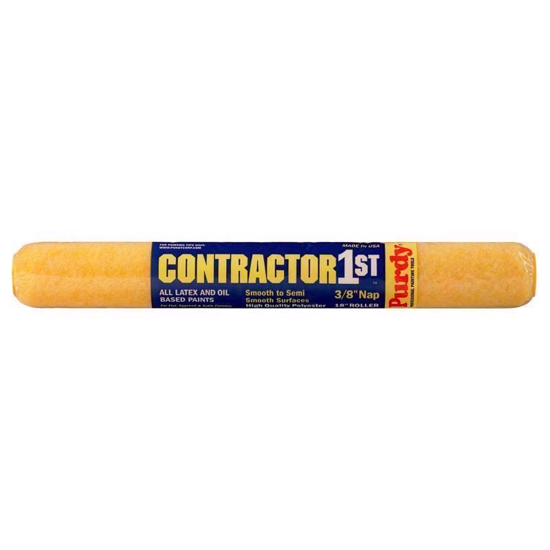 Purdy 144688182 Contractor 1st Polyester 18 in. W X 3/8 in. Paint Roller Cover 1 pk