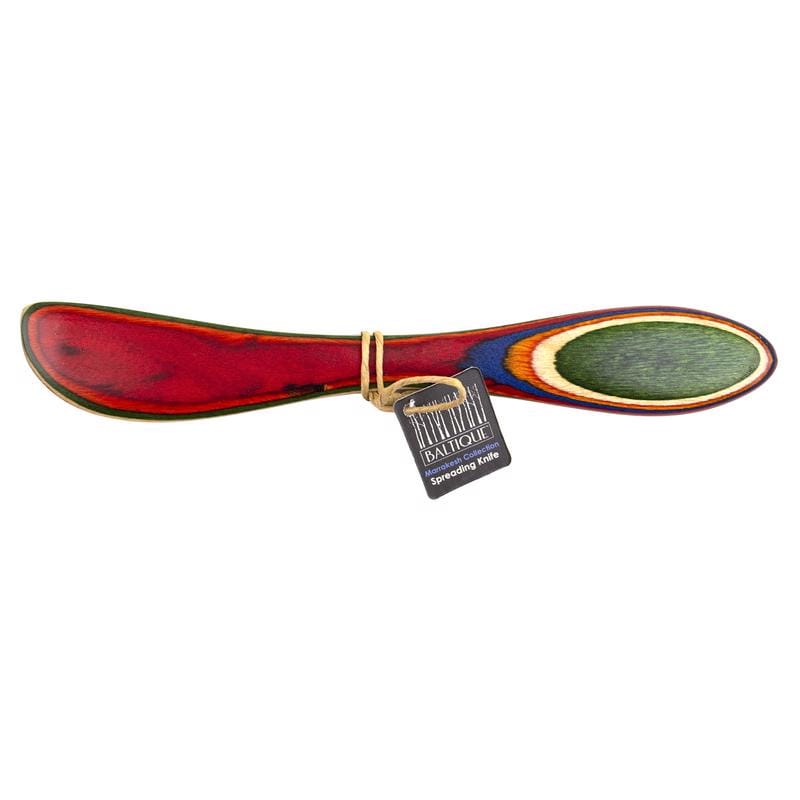 Totally Bamboo 20-9505 Baltique Multicolored Birch Wood Spreading Knife