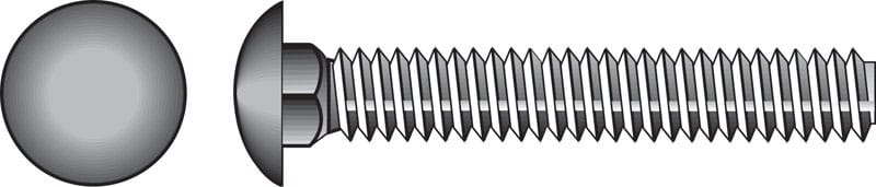 Hillman 812548 5/16 in. X 2-1/2 in. L Hot Dipped Galvanized Steel Carriage Bolt 100 pk