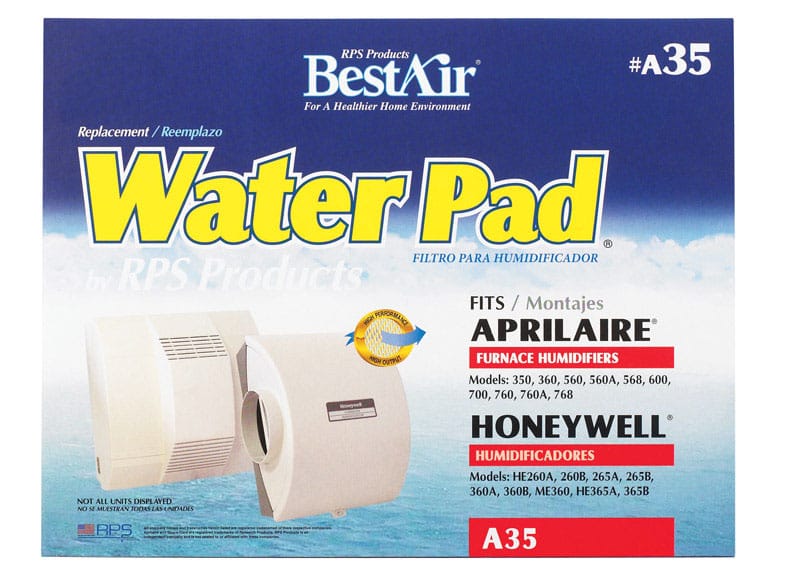 Bestair A35 Replacement Water Pad For Aprilaire 350, 360, 560A, 568, 600, 700, 760A, 768; Honeywell HE26
