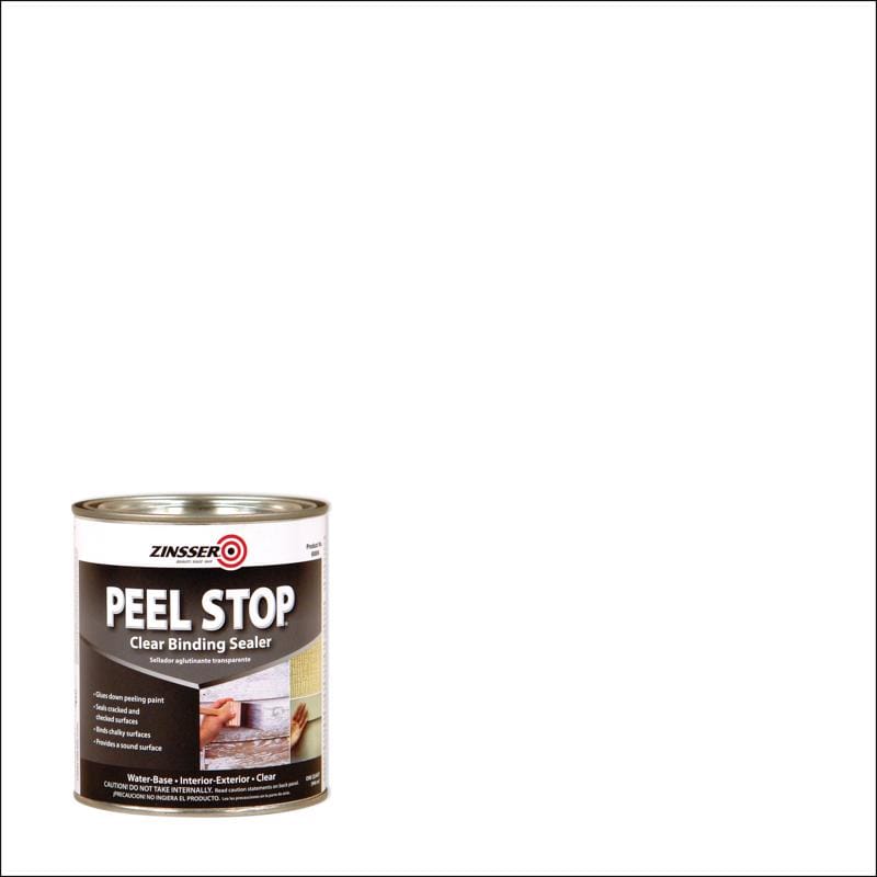 Zinsser 60004 Peel Stop Clear Water-Based Bonding Primer 1 qt