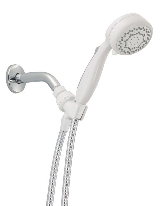Delta 75701CWH White Stainless Steel 7 settings Showerhead 1.75 gpm