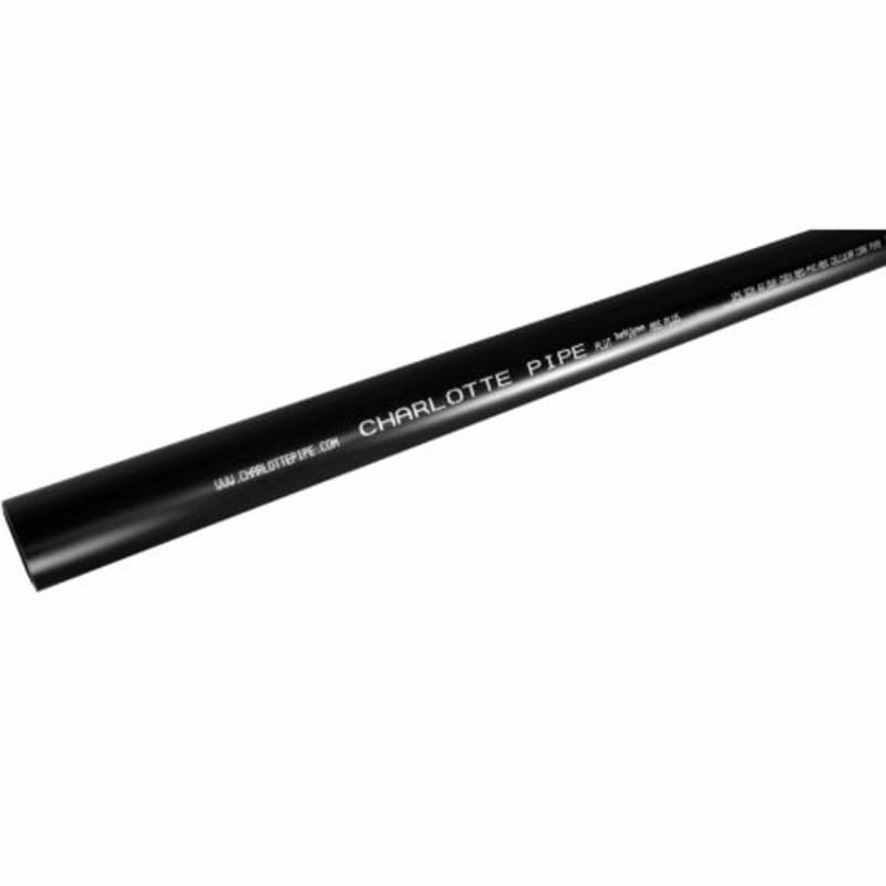 Charlotte Pipe APA 17300 0600 3 in. D X 10 ft. L ABS DWV Pipe