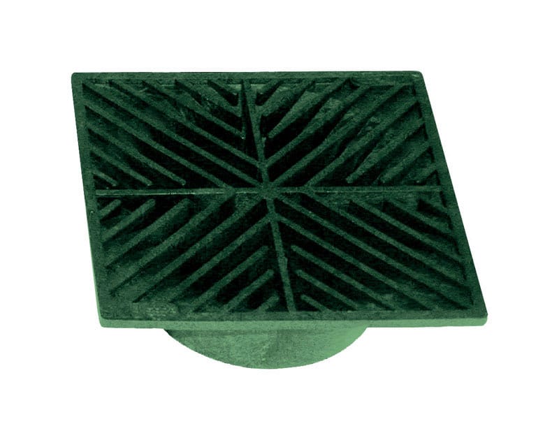 NDS 7 5 in. Green Square Polyolefin Drain Grate