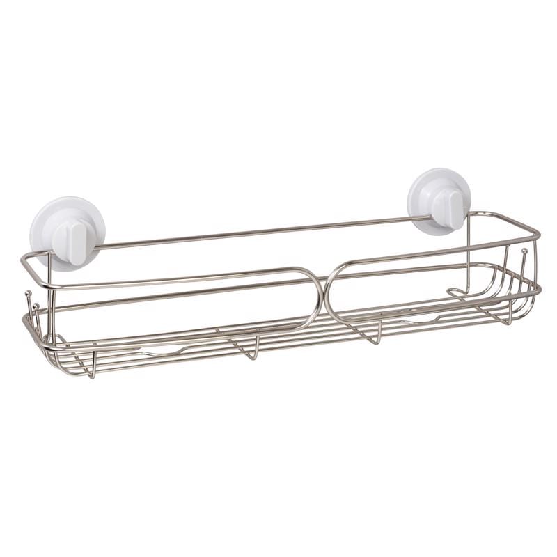 Zenna Home 7846STL 4.5 in. H X 18 in. W X 5 in. L Shower Basket