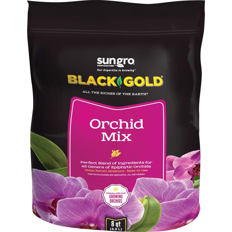 Black Gold 1411402.Q08P Organic Orchid Potting Mix 8 qt