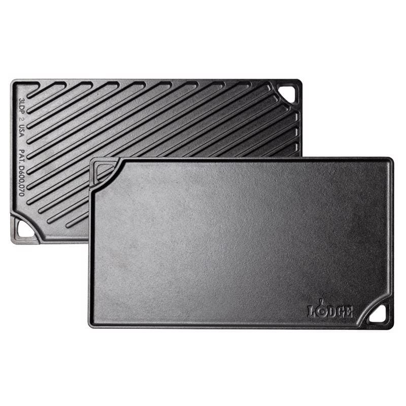 Lodge LDP3 Cast Iron Griddle Black