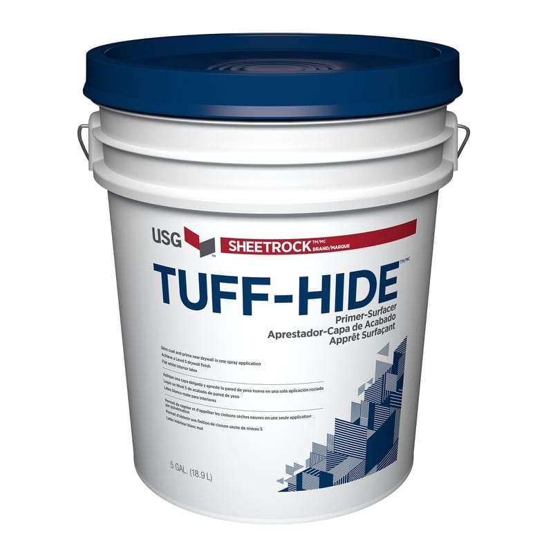 Usg Sheetrock 542728 Tuff-Hide White Flat Latex Primer 5 gal
