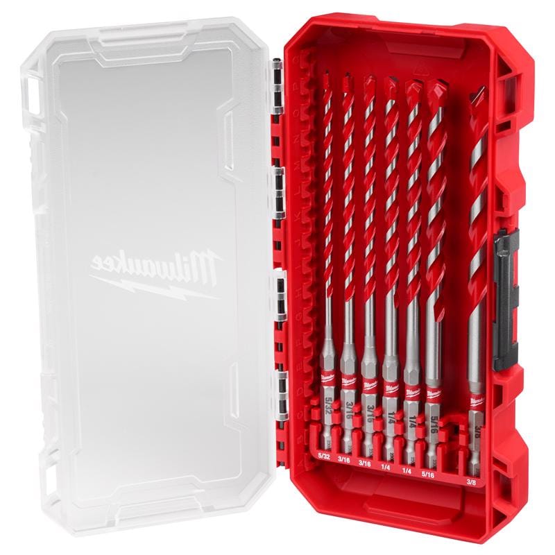 Milwaukee 48-20-9052 Shockwave Hammer Bit Set 6"7 Piece