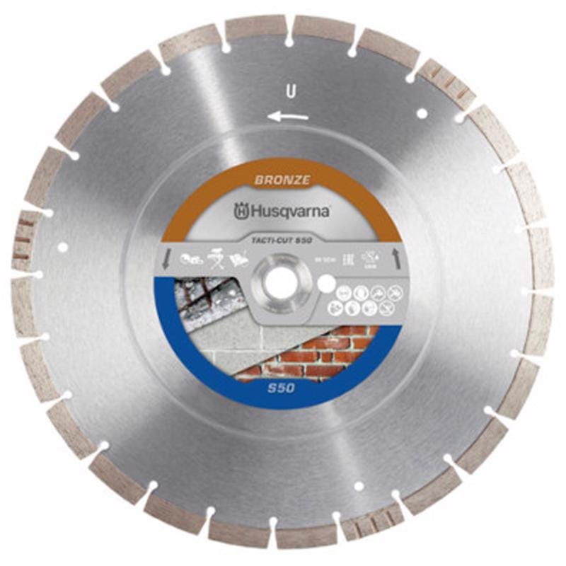 Husqvarna 579816403 12 in. D X 1 in. Tacti-Cut S50 Diamond Circular Saw Blade 1 pc