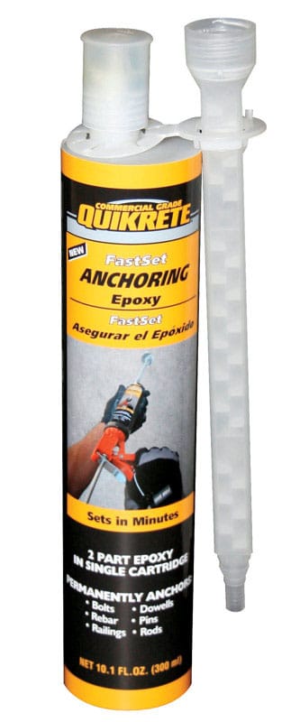 Quikrete 862030 High Strength Epoxy Gray Heavy-Duty Epoxy 8.6 oz