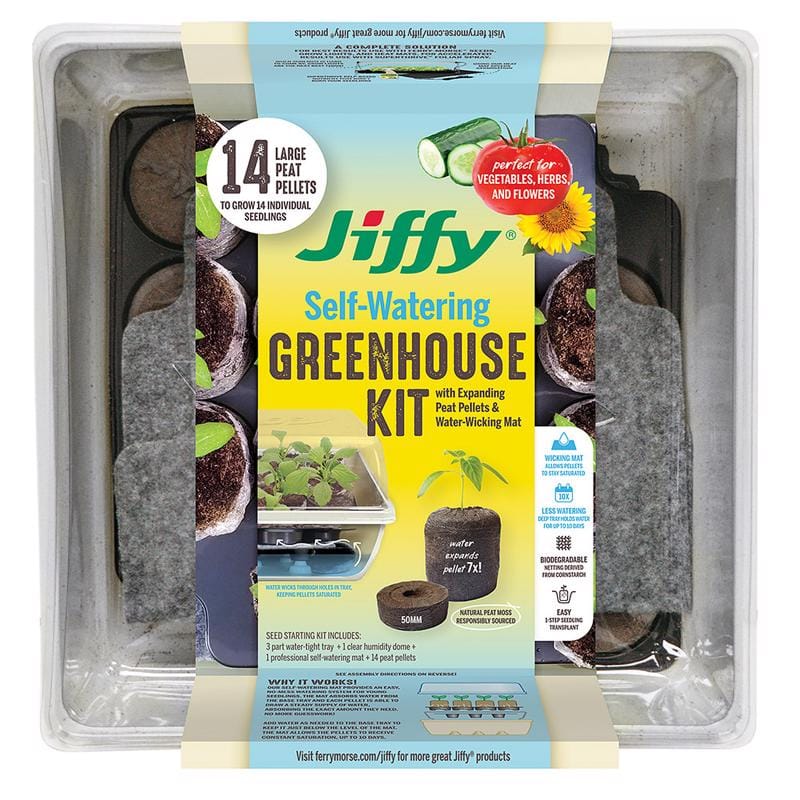 Jiffy T14HG 14 Cells 11 in. H X 11 in. W Seed Starting Kit 1 pk
