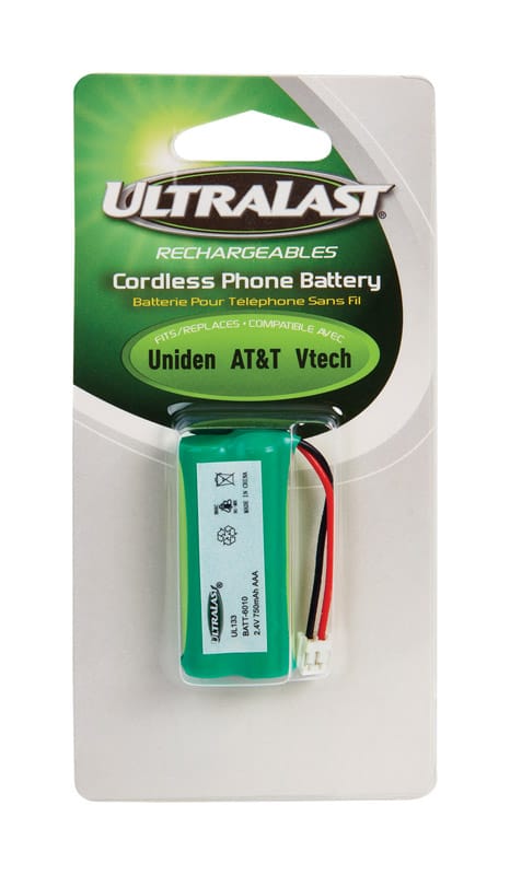 Ultralast BATT-6010 NiMH AAA 2.4 V 750 mAh Cordless Phone Battery BATT-6010 1 pk