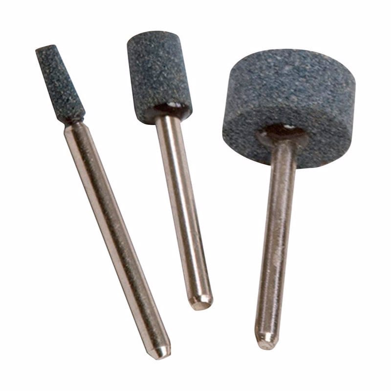 Forney 60221 Aluminum Oxide Mounted Point Set Assorted Shapes 30000 rpm 3 pc