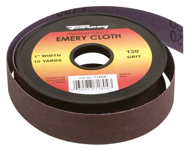 Forney 71804 Emery Cloth 1"X10Yd 120 Gt