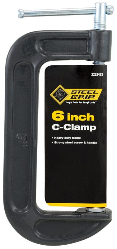 Steel Grip 2262483 6 in. Adjustable C-Clamp 1 pc